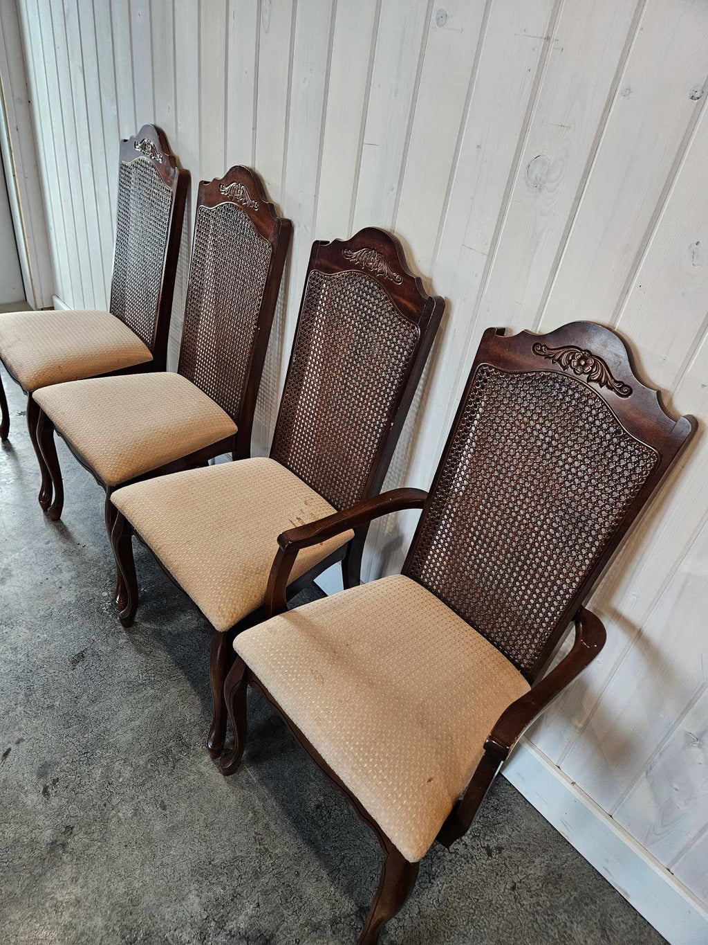 French Provincial Style Table with 4 Chairs