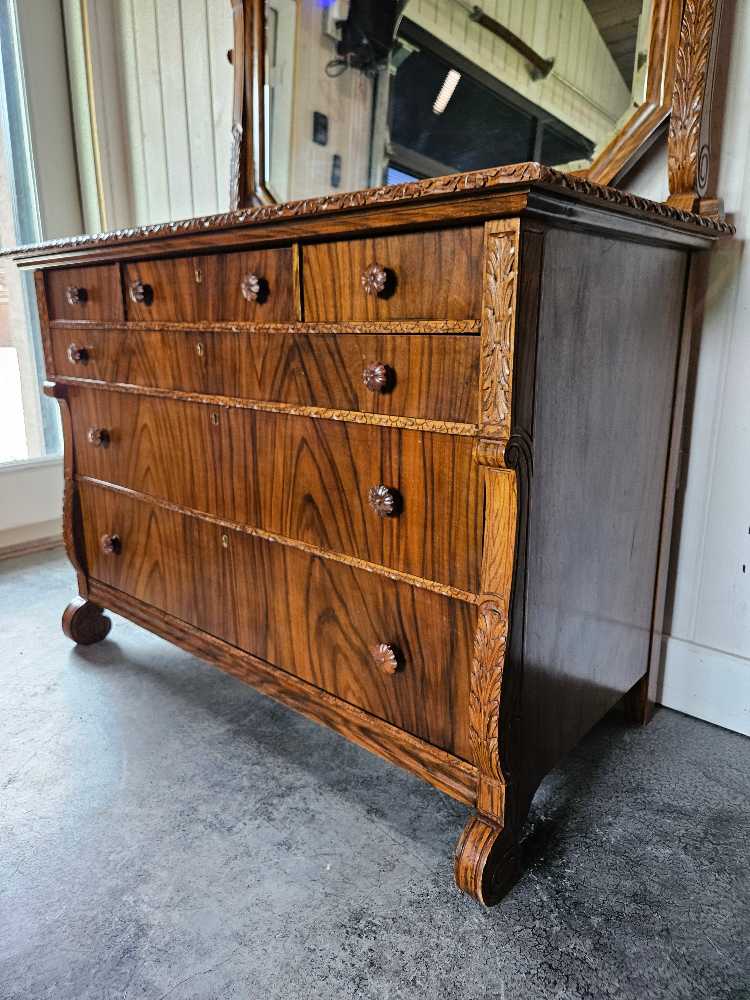 Victorian Dresser with Mirror