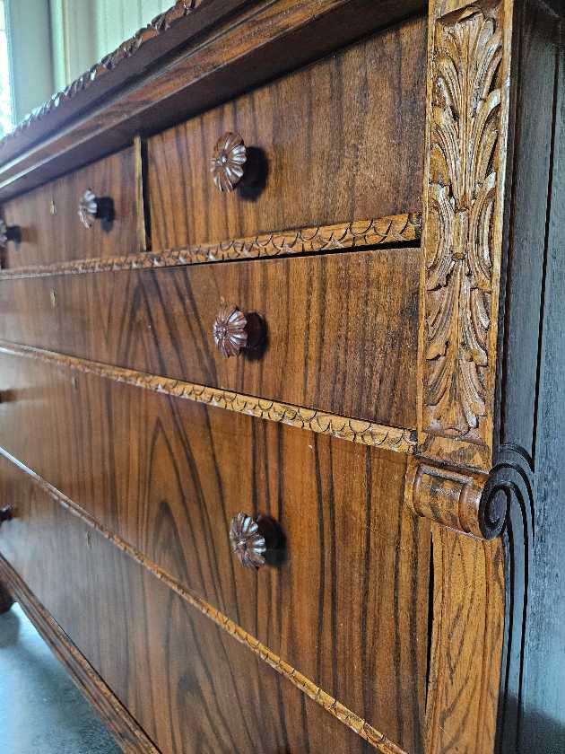 Victorian Dresser with Mirror