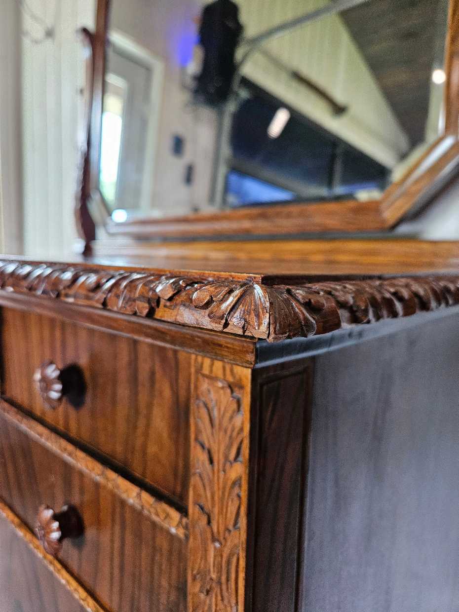 Victorian Dresser with Mirror