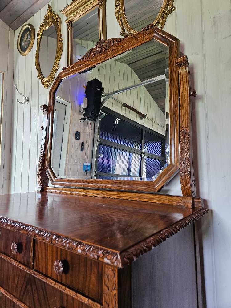 Victorian Dresser with Mirror