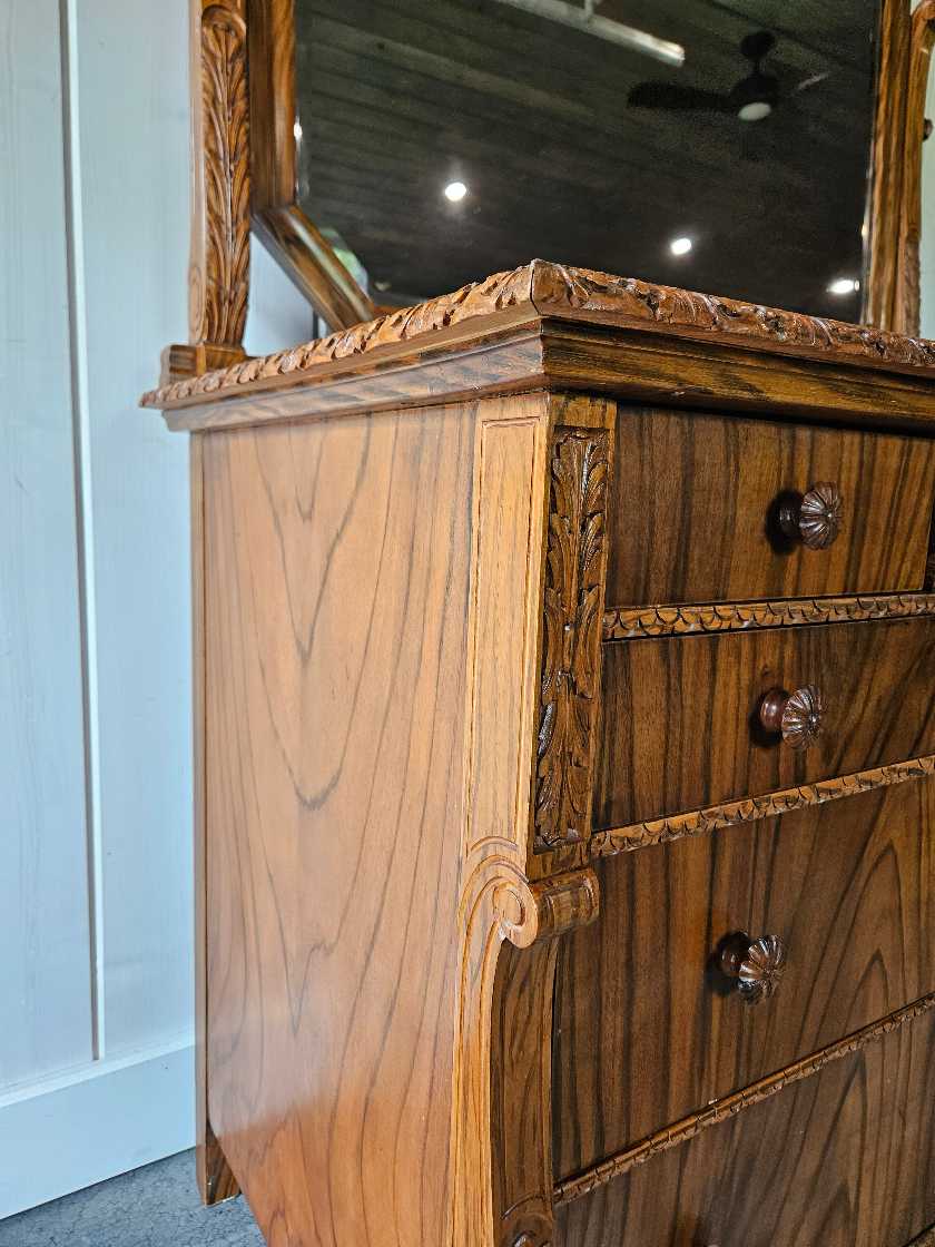 Victorian Dresser with Mirror