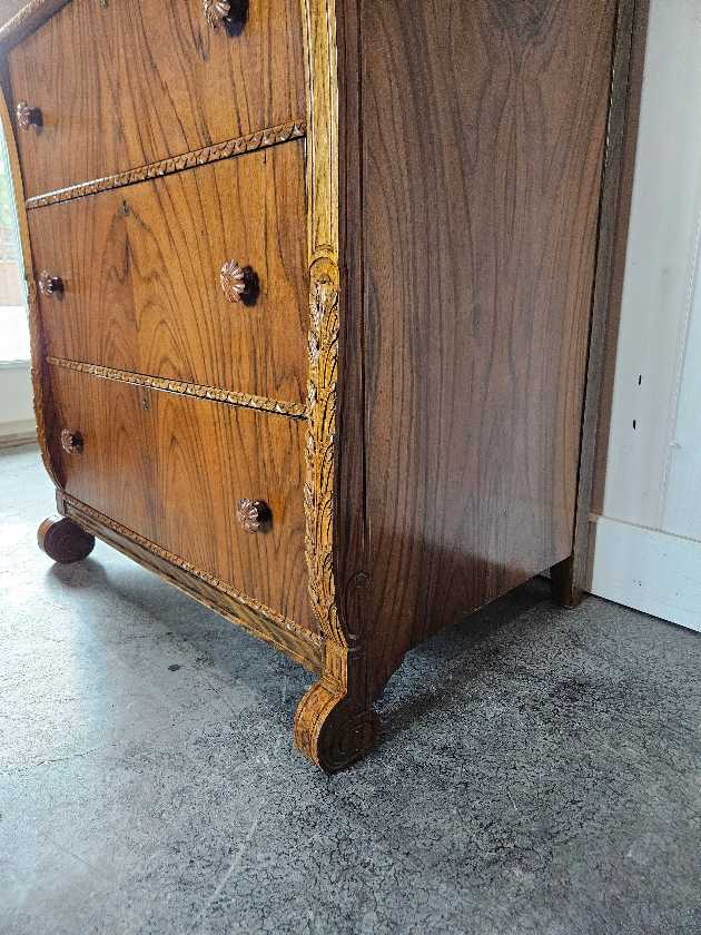 Victorian Tall boy with Mirror