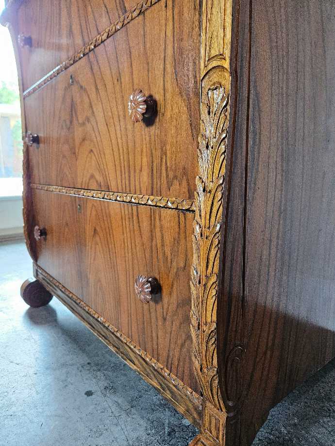 Victorian Tall boy with Mirror