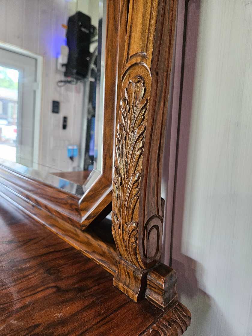 Victorian Tall boy with Mirror