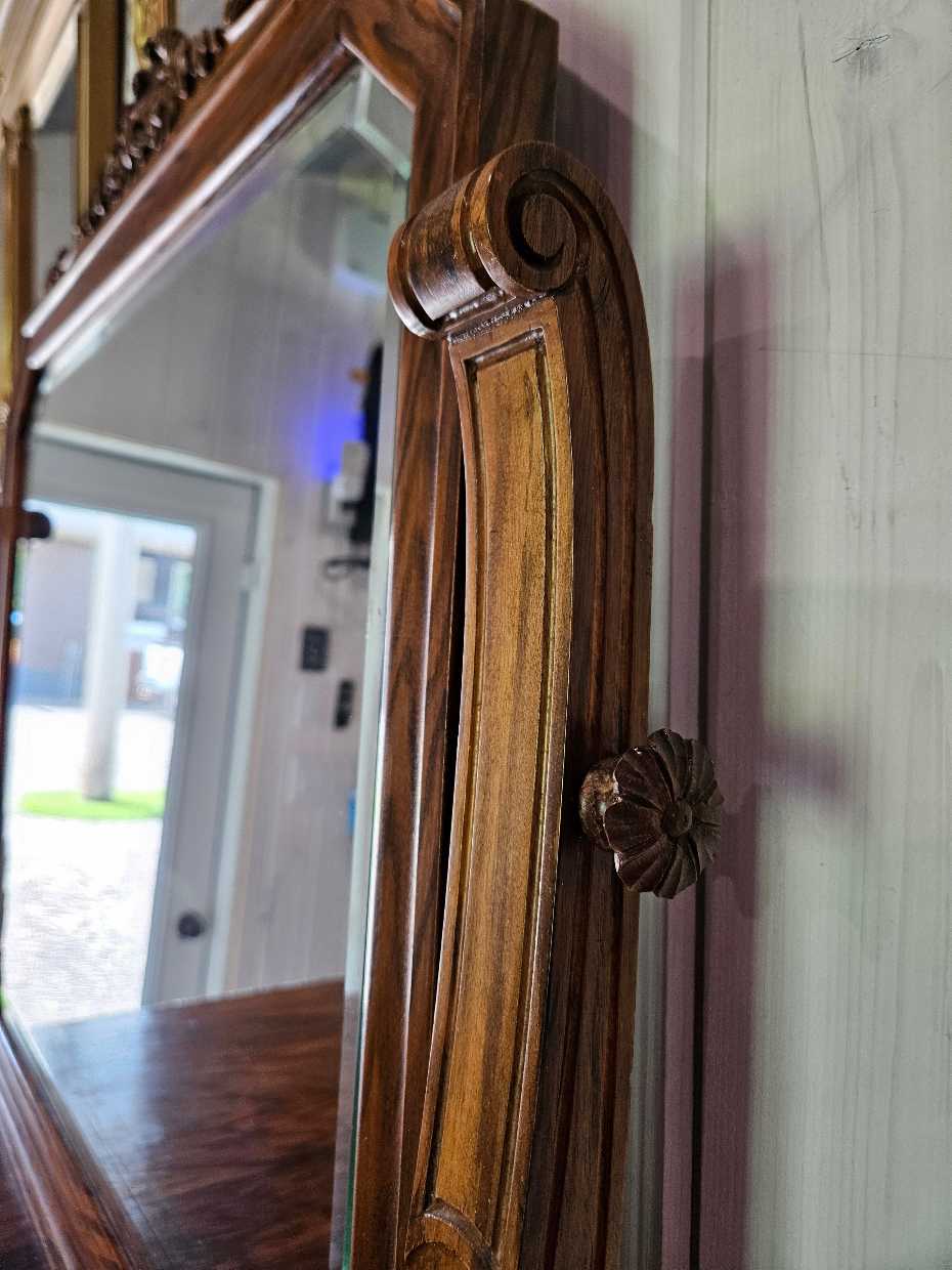 Victorian Tall boy with Mirror