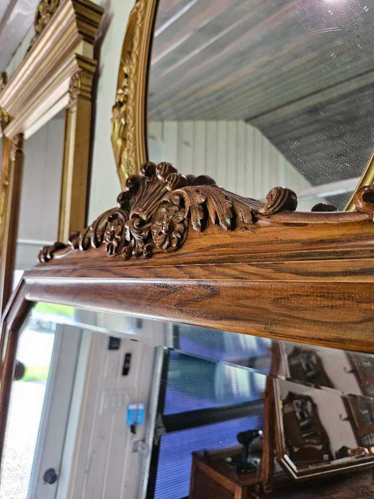 Victorian Tall boy with Mirror