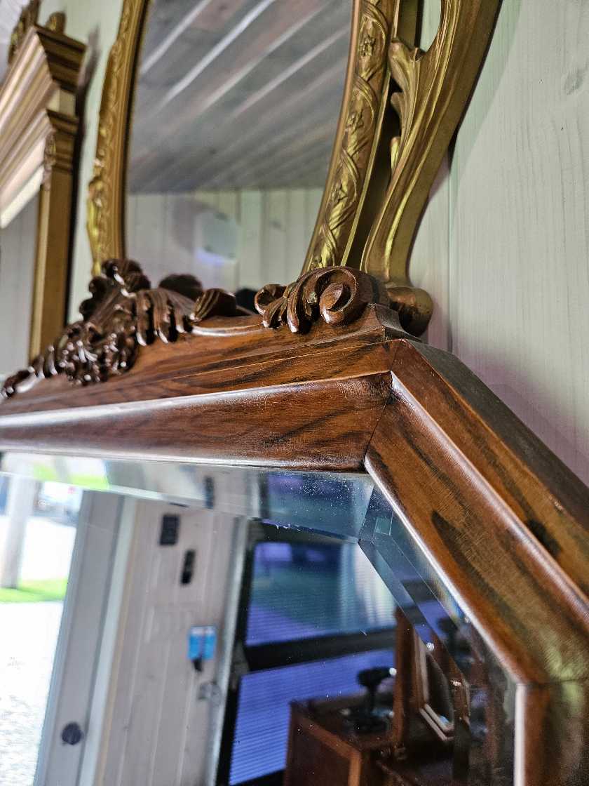 Victorian Tall boy with Mirror