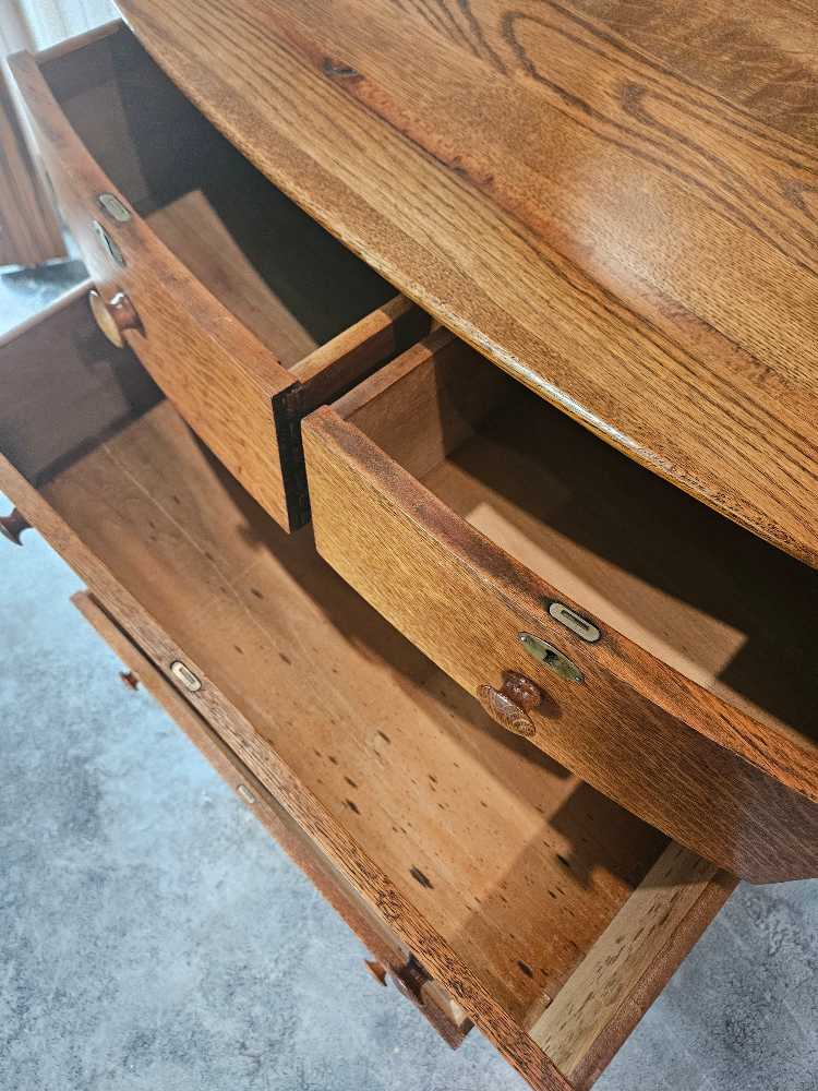 Tall Boy Dresser with Mirror