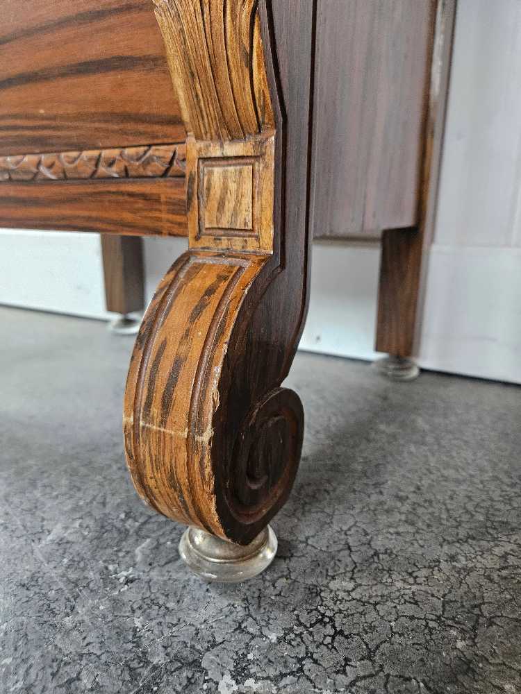 Victorian Double Bedframe and Nightstand