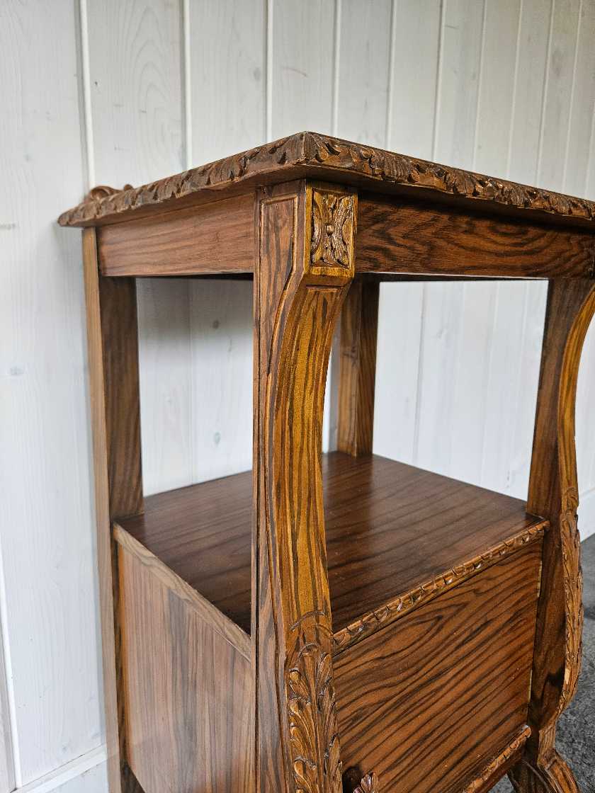 Victorian Double Bedframe and Nightstand