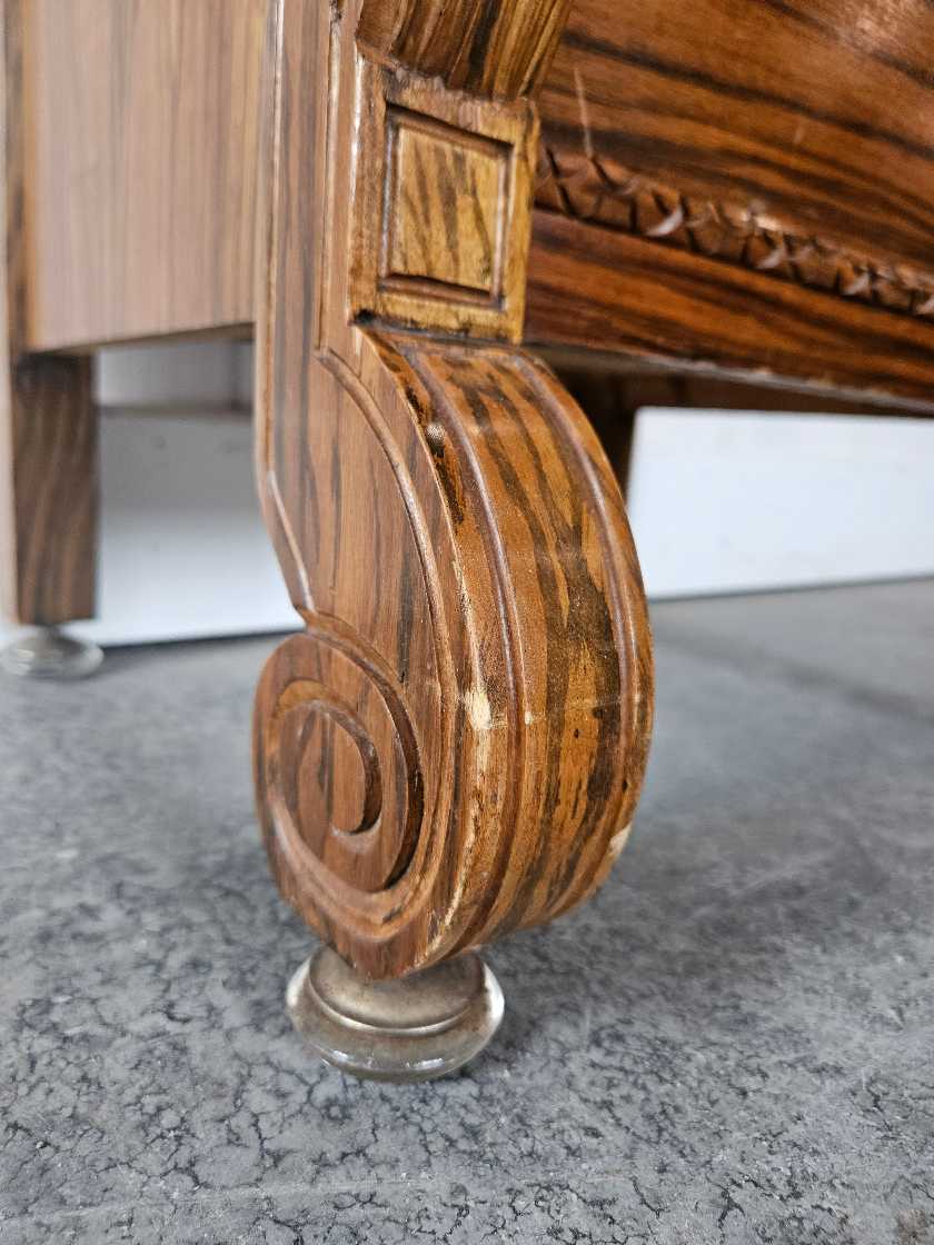Victorian Double Bedframe and Nightstand