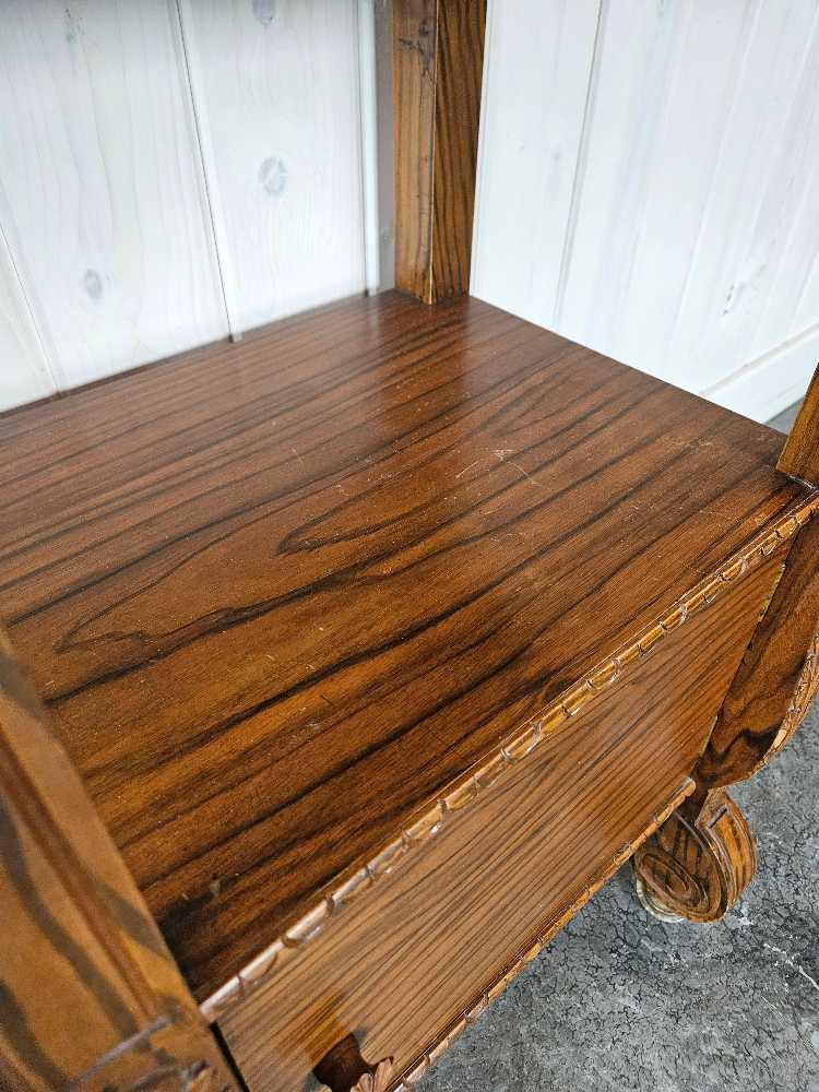 Victorian Double Bedframe and Nightstand