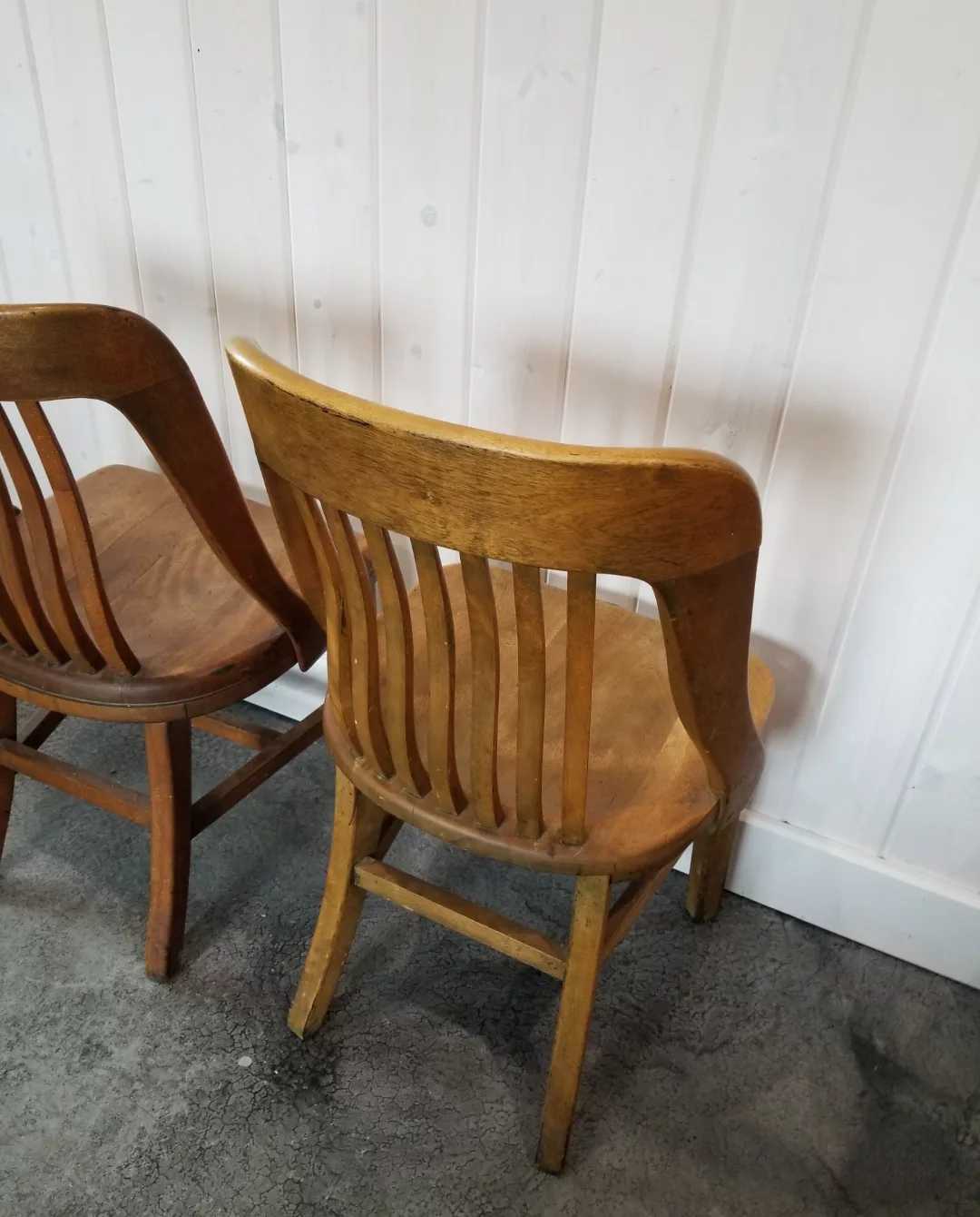 Qty 2 Bankers Chairs