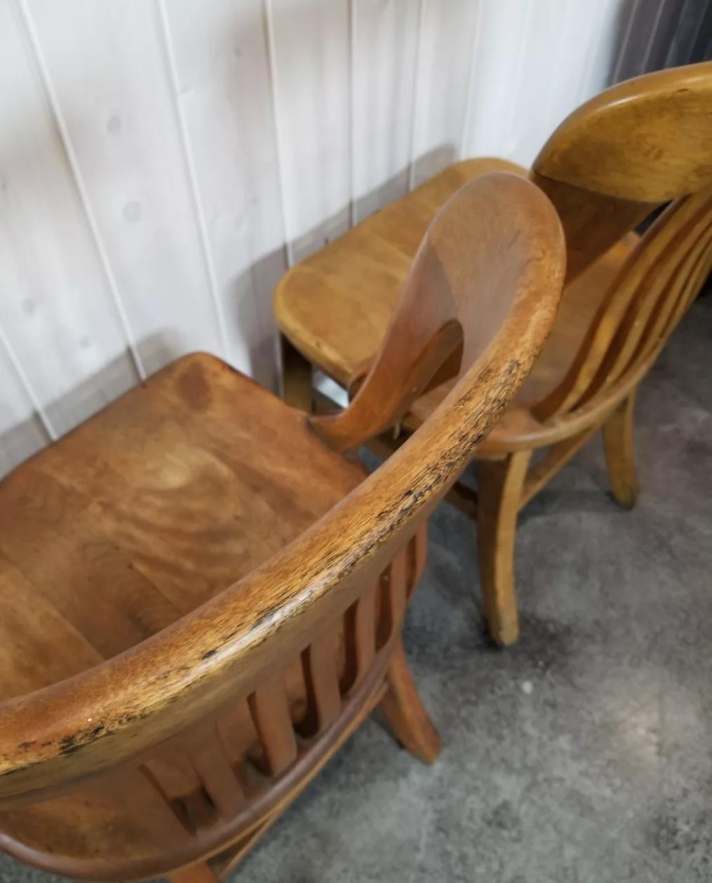 Qty 2 Bankers Chairs