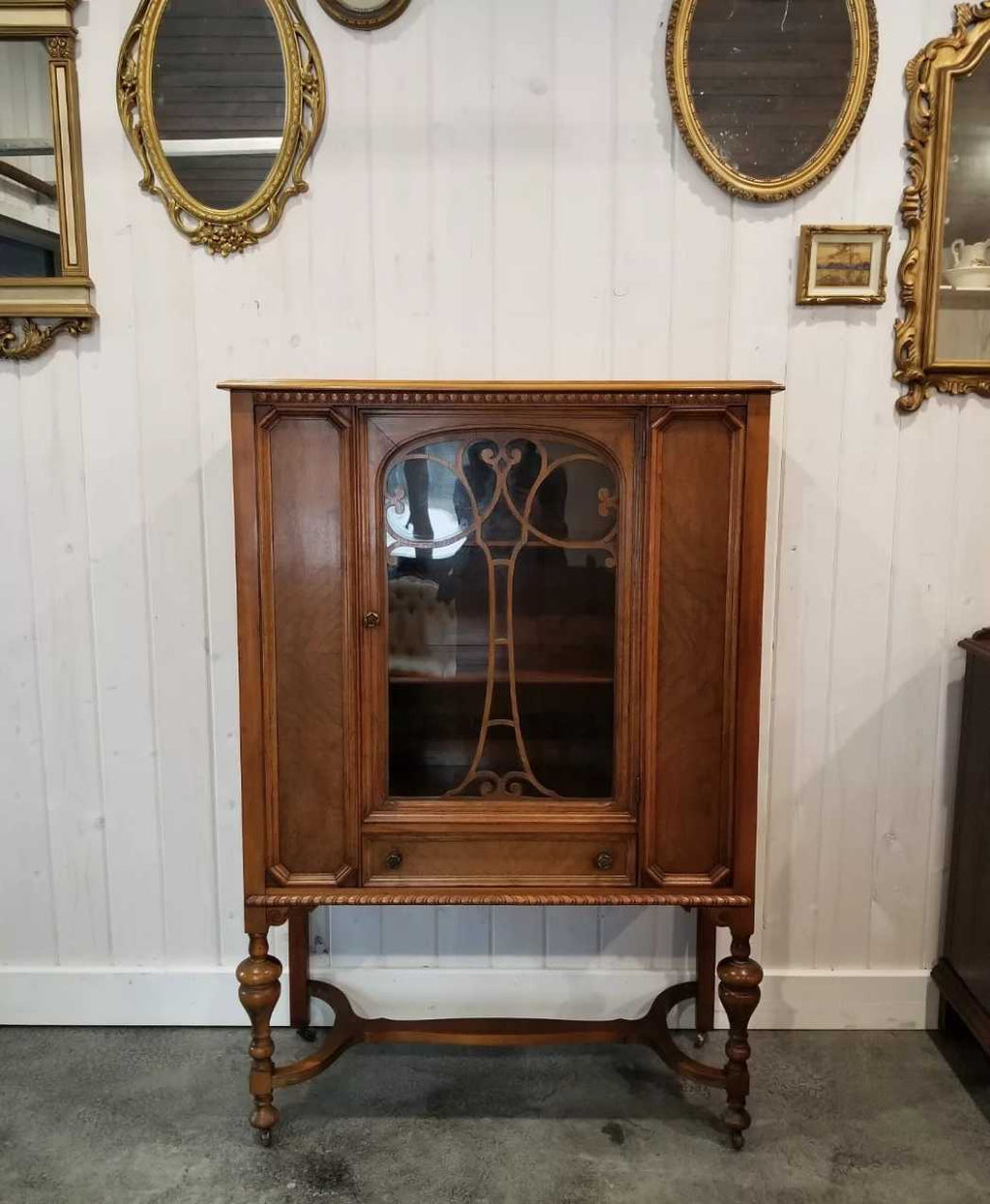 Antique Knechtel China Cabinet