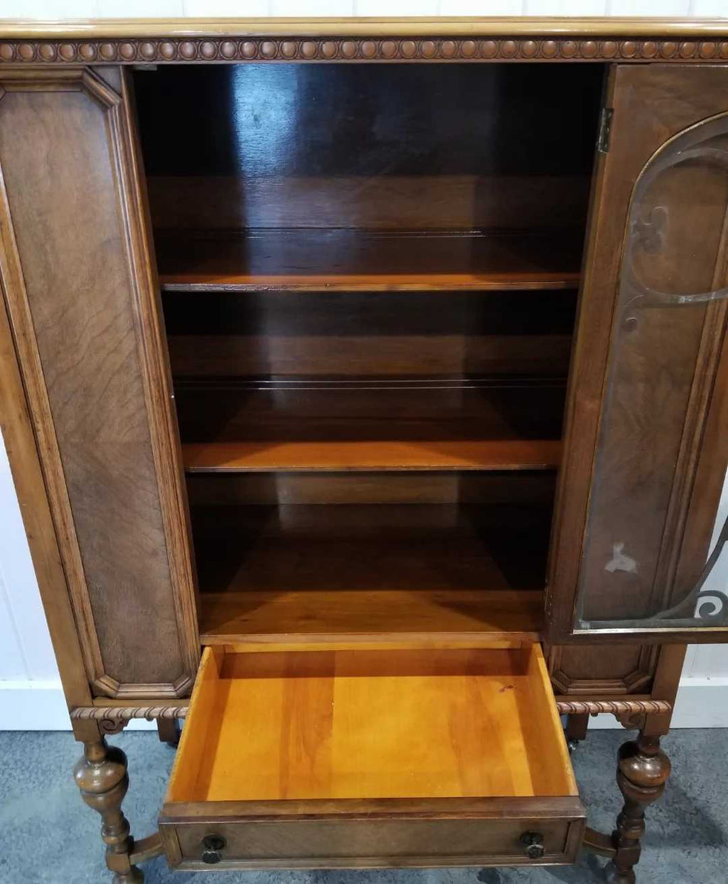 Antique Knechtel China Cabinet