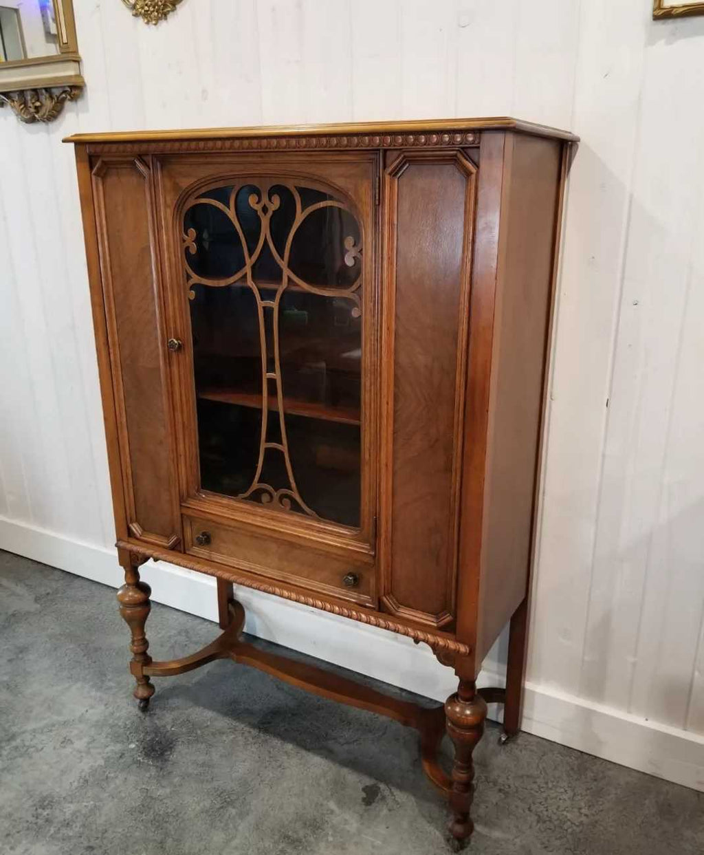 Antique Knechtel China Cabinet