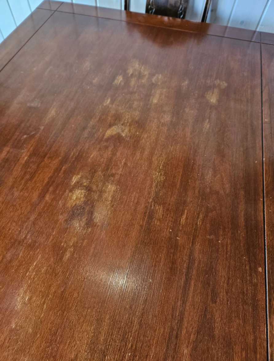 Antique Dining Table with 6 Chairs