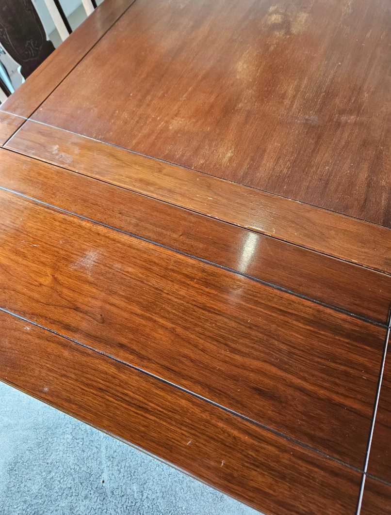 Antique Dining Table with 6 Chairs