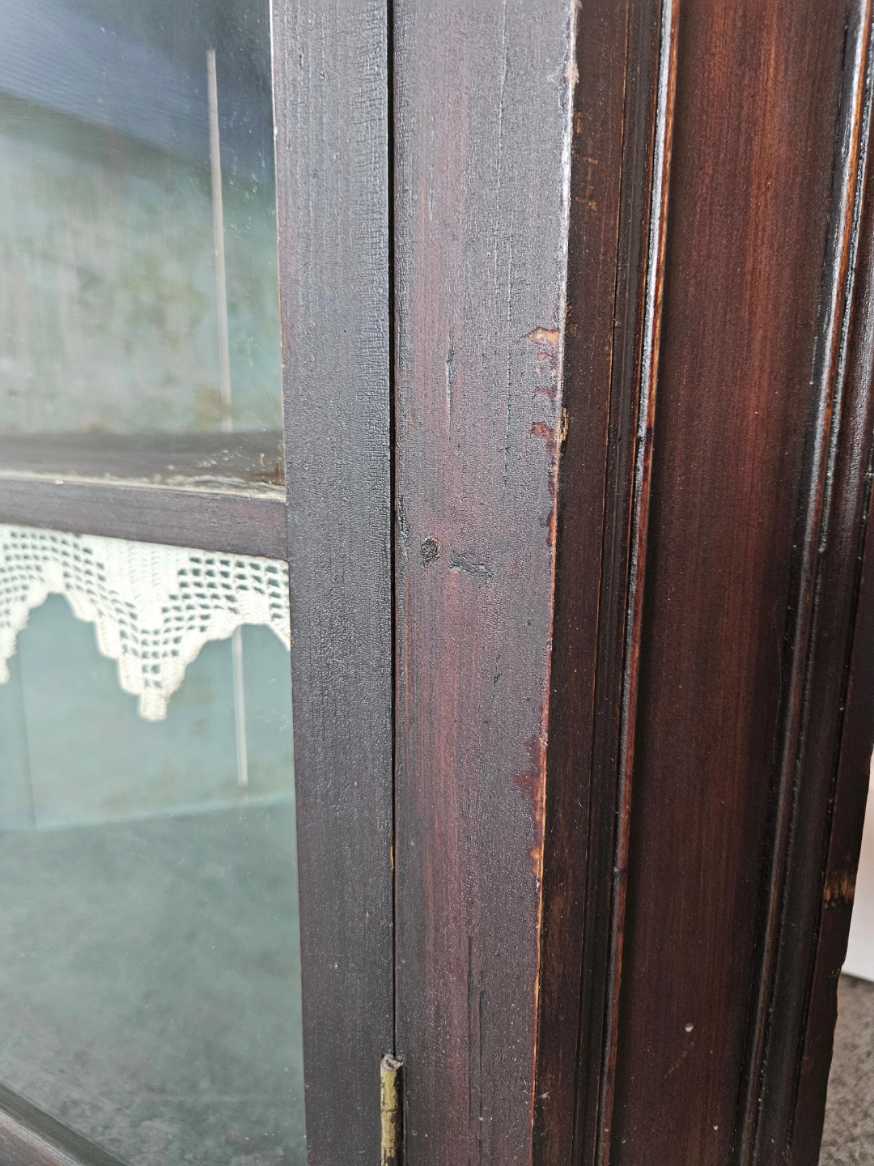Mennoite Corner Wall Cabinet