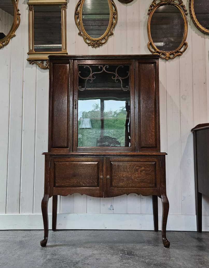 Oak Display Cabinet
