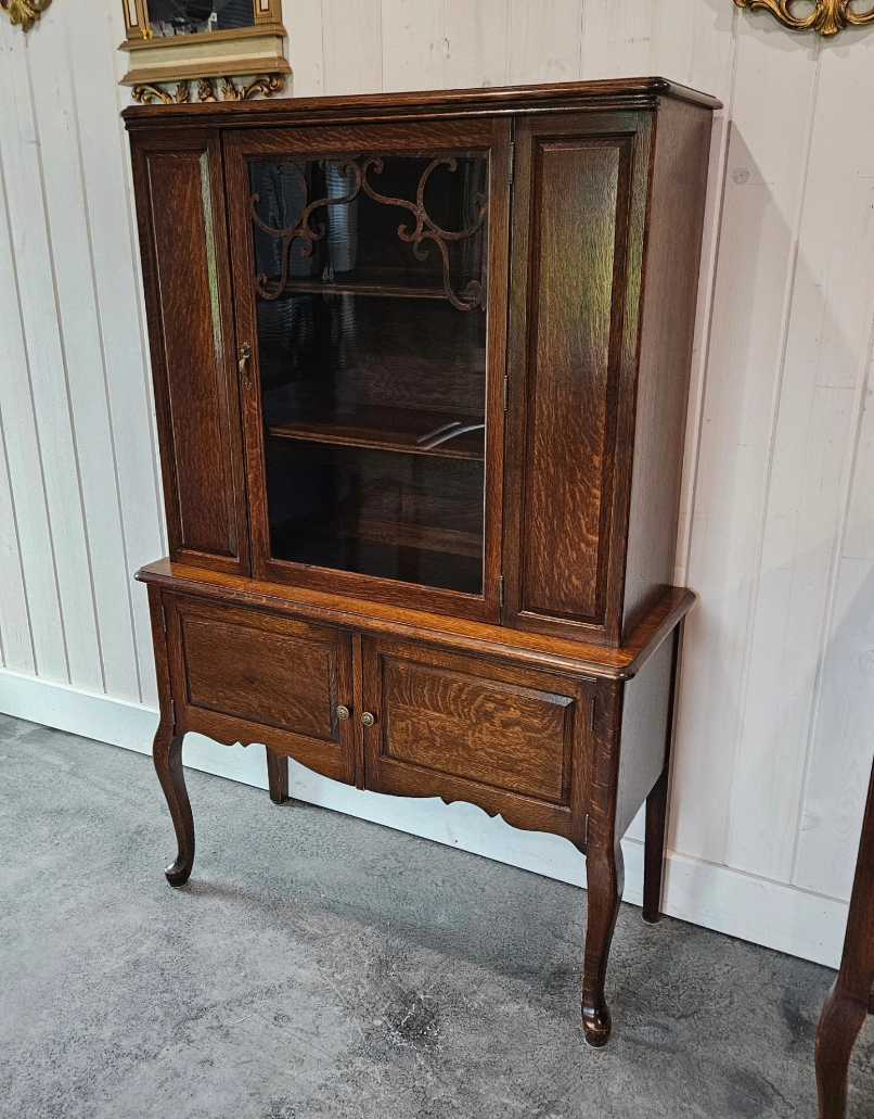 Oak Display Cabinet
