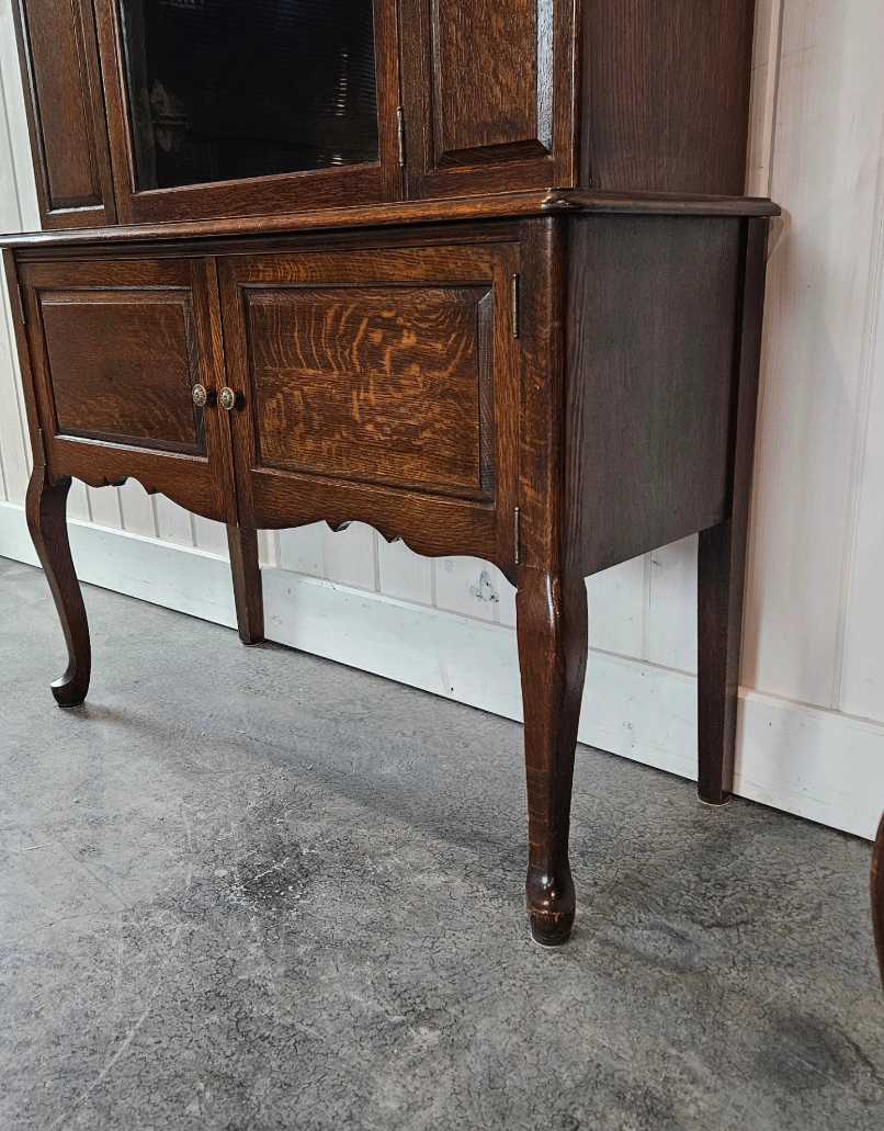 Oak Display Cabinet