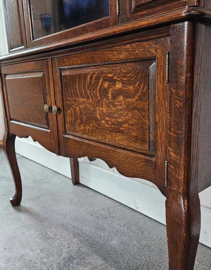 Oak Display Cabinet