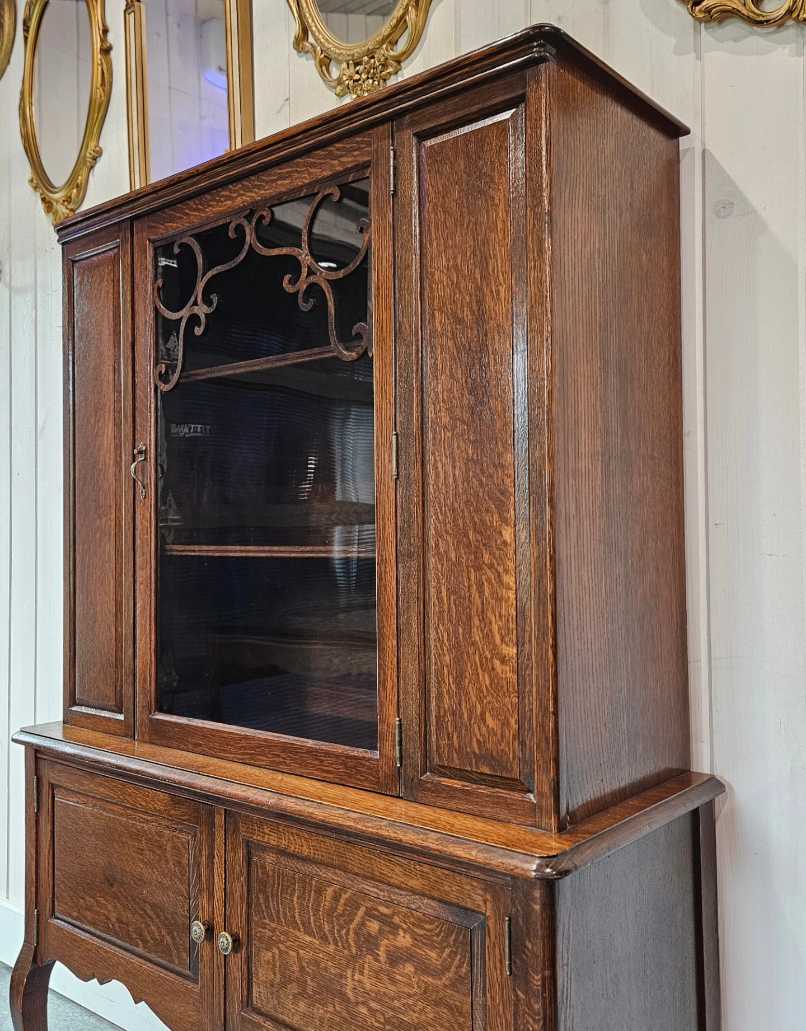 Oak Display Cabinet