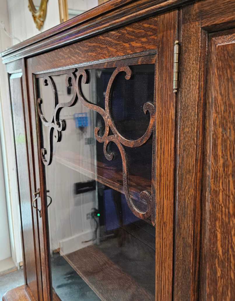 Oak Display Cabinet