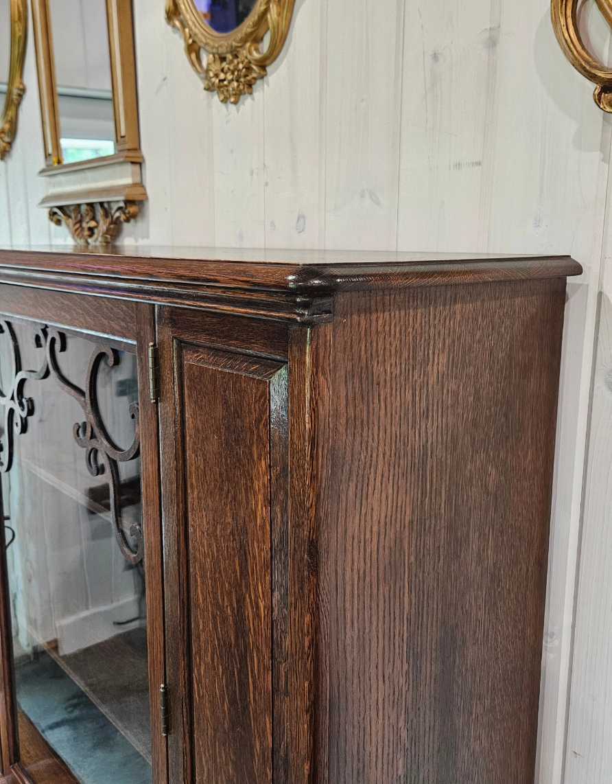 Oak Display Cabinet