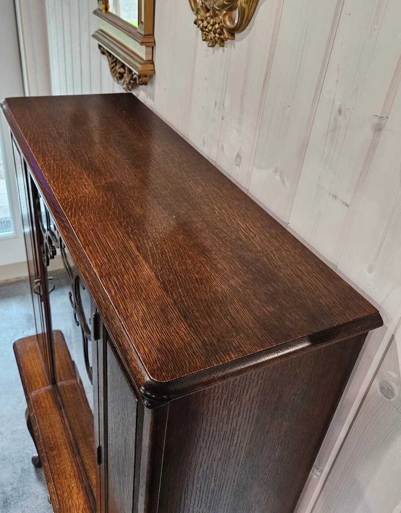 Oak Display Cabinet