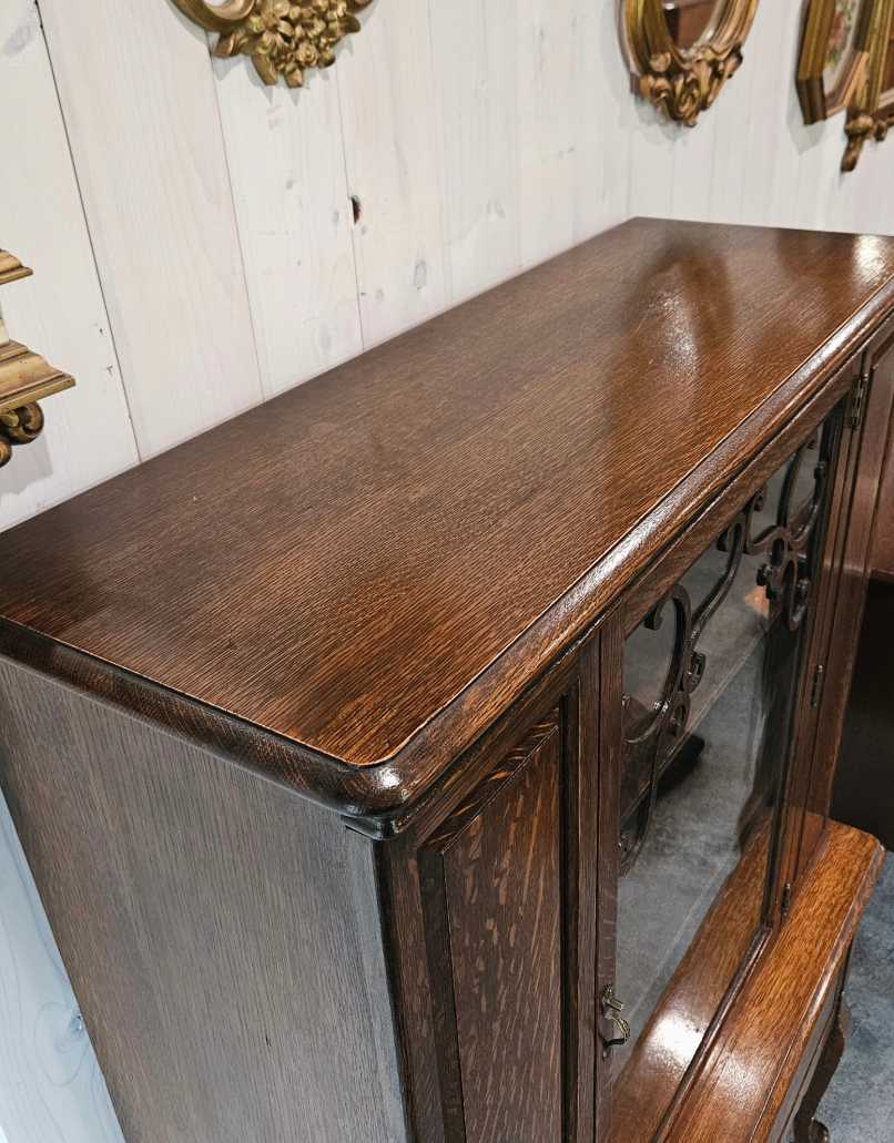 Oak Display Cabinet