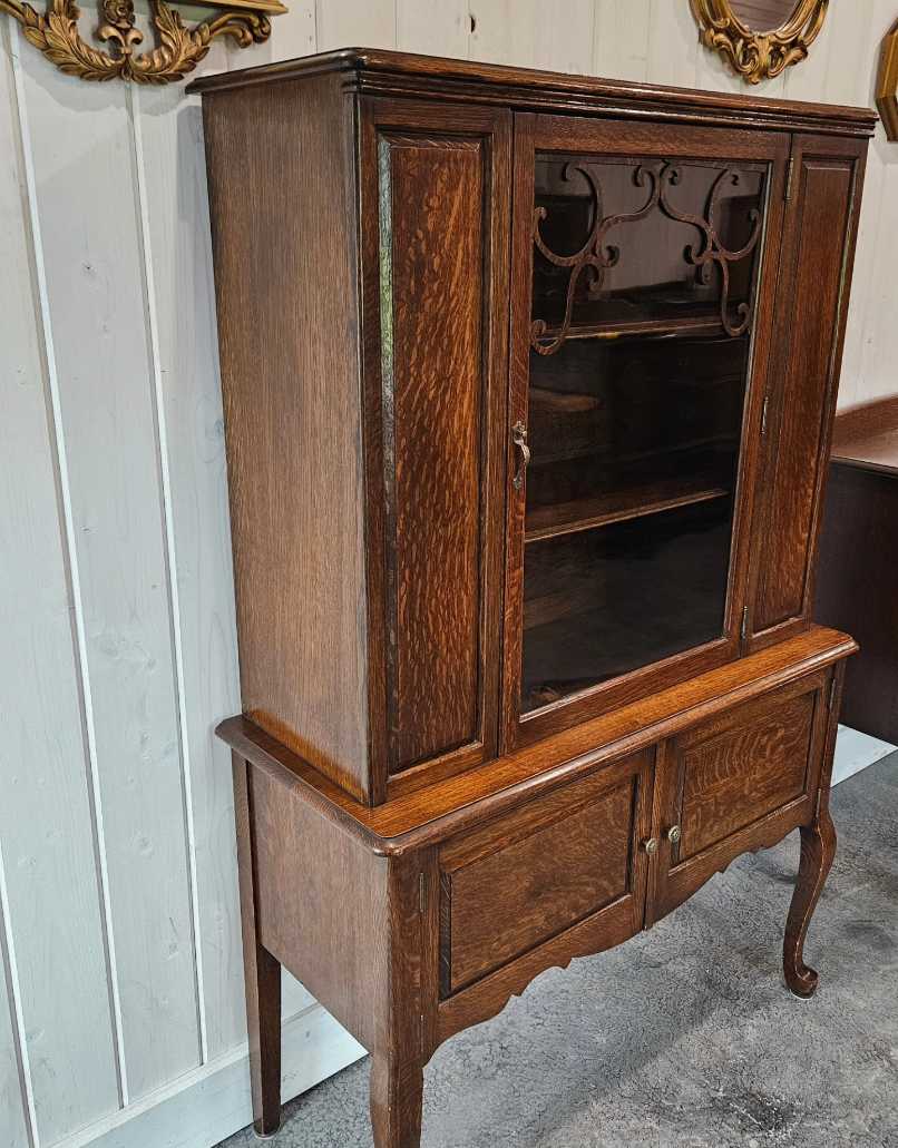 Oak Display Cabinet