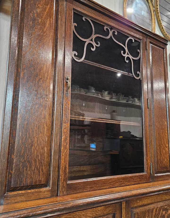 Oak Display Cabinet