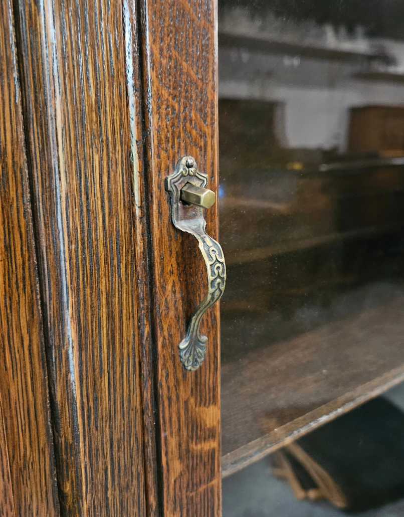 Oak Display Cabinet