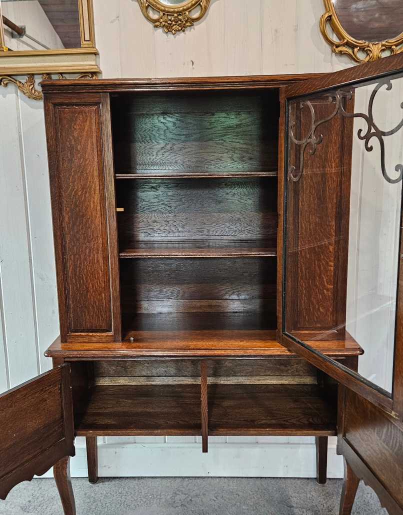 Oak Display Cabinet
