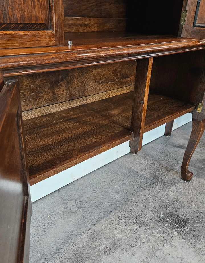 Oak Display Cabinet