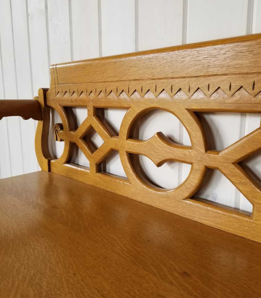 Oak Entrance Bench