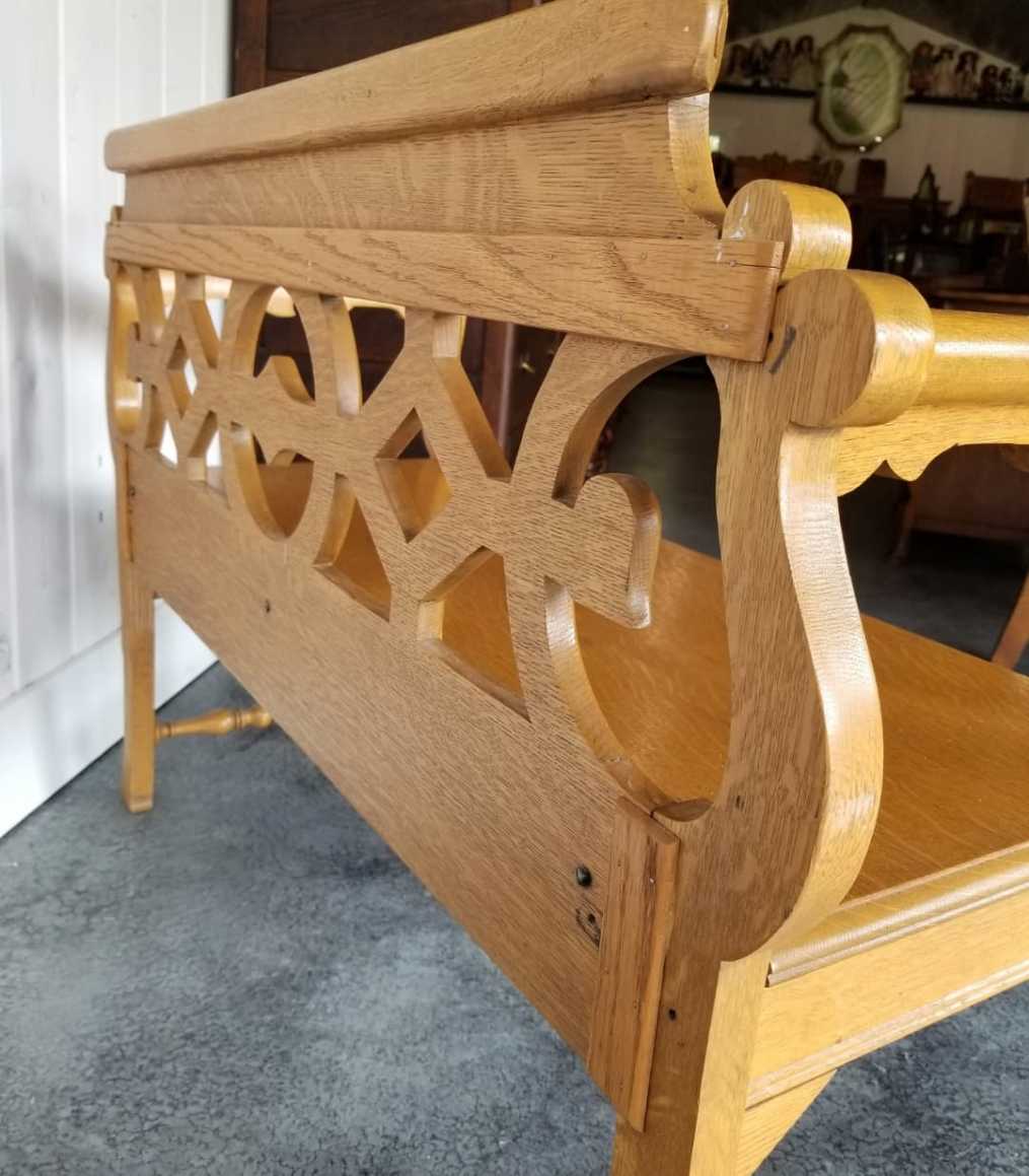 Oak Entrance Bench