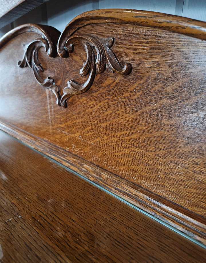 Oak Dresser with Mirror