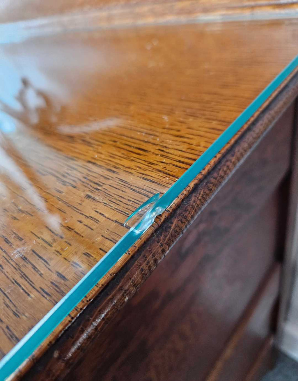 Oak Dresser with Mirror