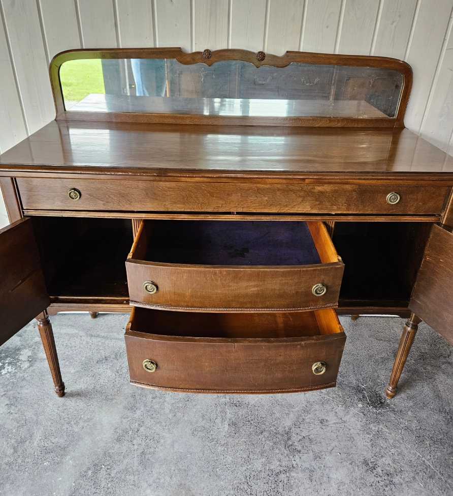 Buffet Cabinet with Mirror