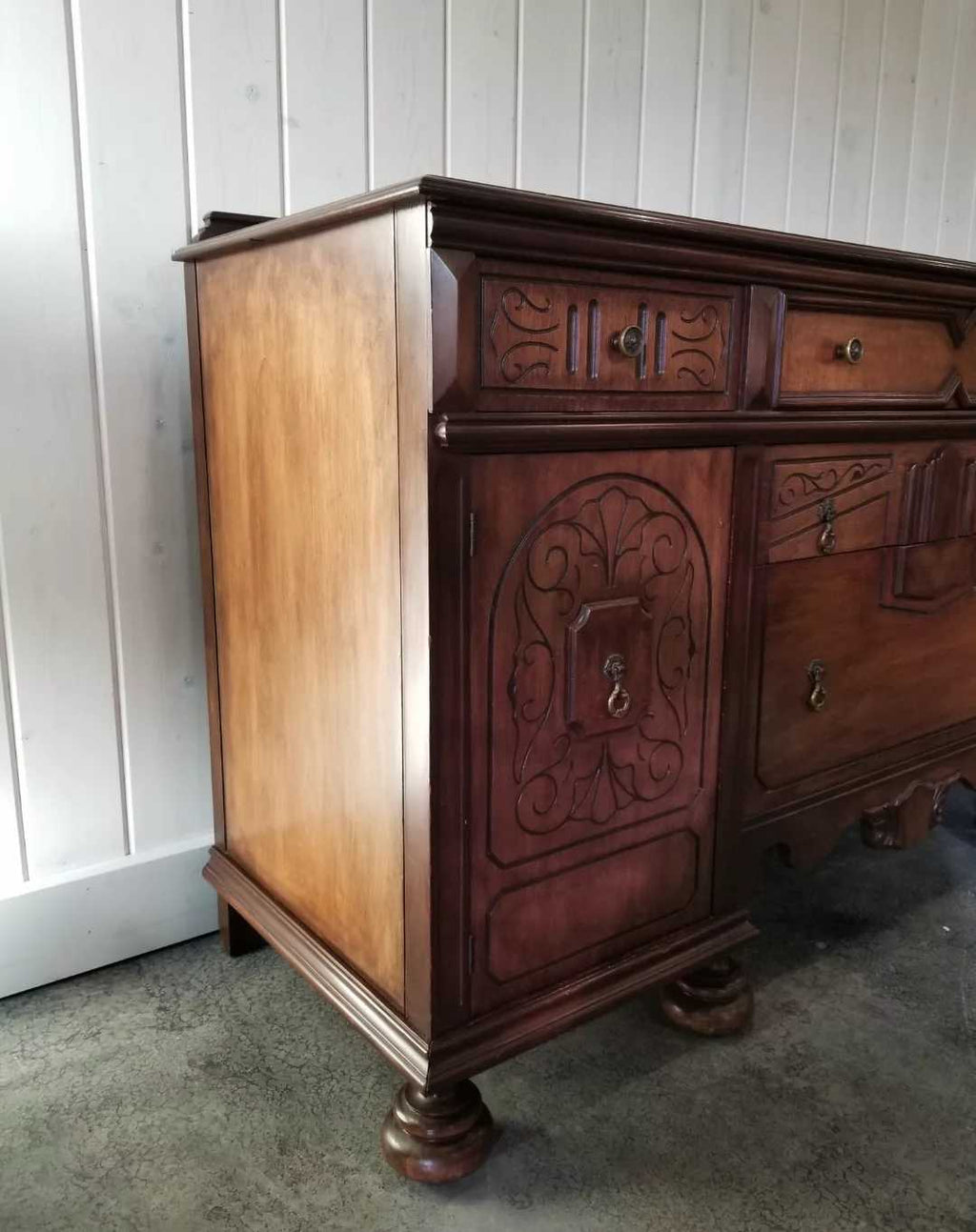 Antique Buffet Cabinet
