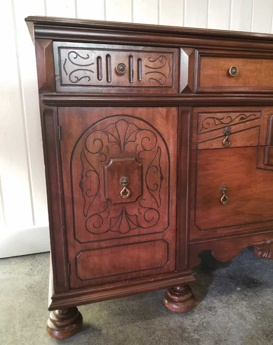 Antique Buffet Cabinet