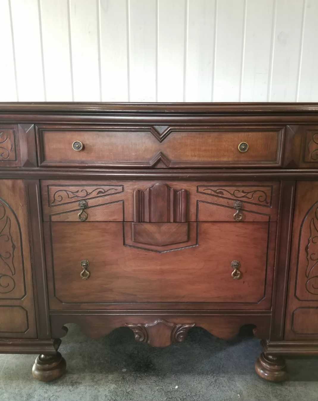Antique Buffet Cabinet
