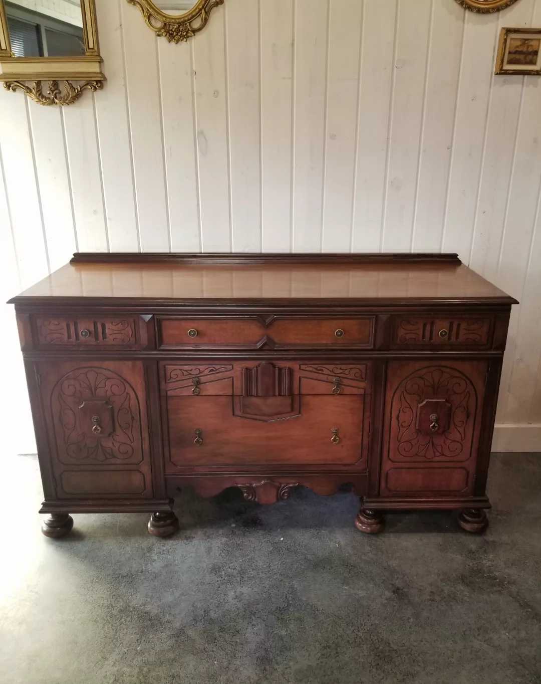 Antique Buffet Cabinet