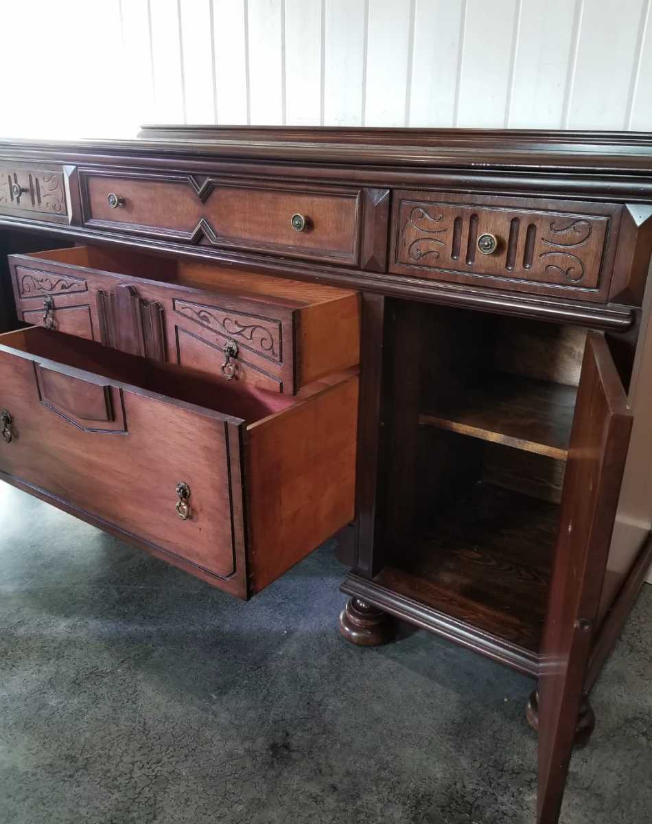 Antique Buffet Cabinet