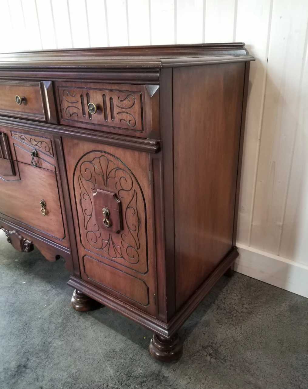 Antique Buffet Cabinet